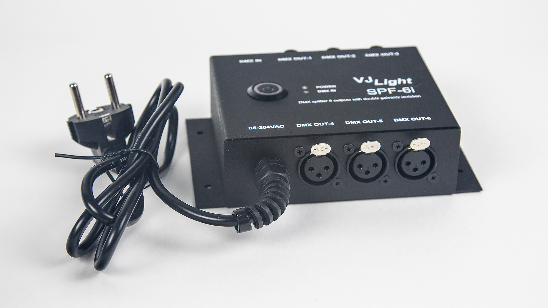 DMX сплиттеры-усилители свободного крепления с двойной гальванической развязкой и индикаторами. XLR разъёмы